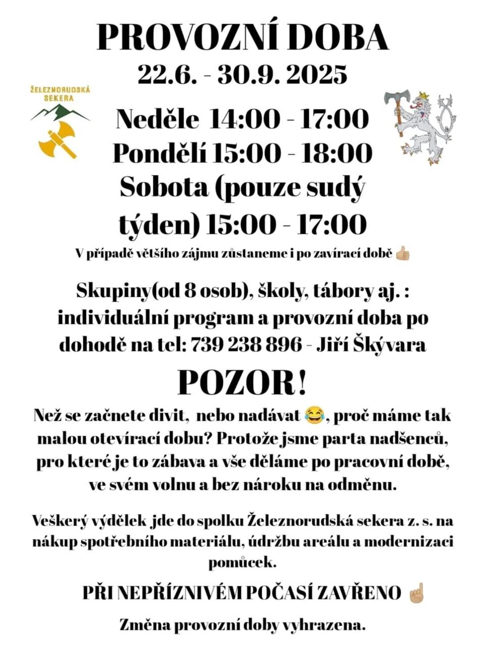 Poskytl: FB Zeleznorudska sekera